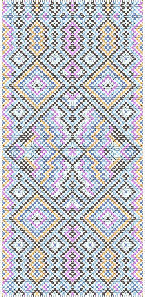 Normal pattern #179046 | BraceletBook Friendship Bracelet Patterns, Bracelet Patterns, Friendship Bracelet, Matrix, Friendship Bracelets, Macrame, Diamonds, Bracelet, Pattern