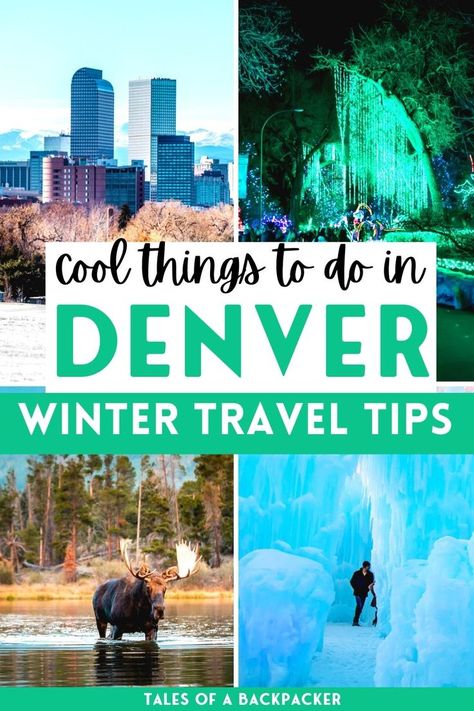 Winter in Denver travel guide: Don't miss our top tips for the best things to do in Denver in the winter! We've brought together some epic winter activities in Denver Colorado for you to enjoy. We'll help you to plan a fabulous Winter trip to Denver, including tips for visiting Denver in December, January and February #wintertraveltips #wintervacation Denver In Winter, Denver Colorado Vacation, Denver Travel Guide, Denver Things To Do, Weekend In Denver, Denver Activities, Denver Vacation, Things To Do In Denver, Best Winter Vacations