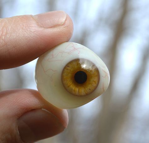 Prosthetic Eye Aesthetic, Glass Eye Prosthetic, Sean Core, Eye Prosthetic, Prosthetic Eye, Dr Caligari, Tall Tale, Light Brown Color, Eye Doctor