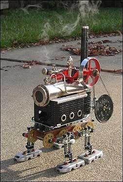 Steampunk Machines, Toy Steam Engine, Meccano Models, Steam Tractor, Steam Toys, Steam Engine Model, Steampunk Gadgets, Erector Set, Steam Projects