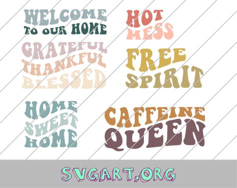 Wavy Font, Fonts Quotes, Caffeine Queen, Svg Art, Best Script Fonts, Queen Svg, Welcome To Our Home, Silhouette Vinyl, Cricut Fonts