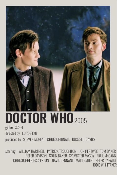 Good Omens Polaroid Poster, Doctor Who Minimalist, Dr Who Wallpaper, Doctor Who Wallpaper, Jon Pertwee, Doctor Who 2005, Movie To Watch List, Polaroid Poster, Minimalist Movie Poster