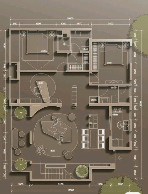 [𝑺𝒂𝒗𝒆 & 𝑭𝒐𝒍𝒍𝒐𝒘]~♡´･ᴗ･`♡ Office Plan Render, Plan Rendering Architecture Photoshop, Plan Rendering Architecture, Architecture Rendering Photoshop, Architecture Photoshop, Plan Rendering, Rendering Architecture, Rendered Floor Plan, Office Floor Plan