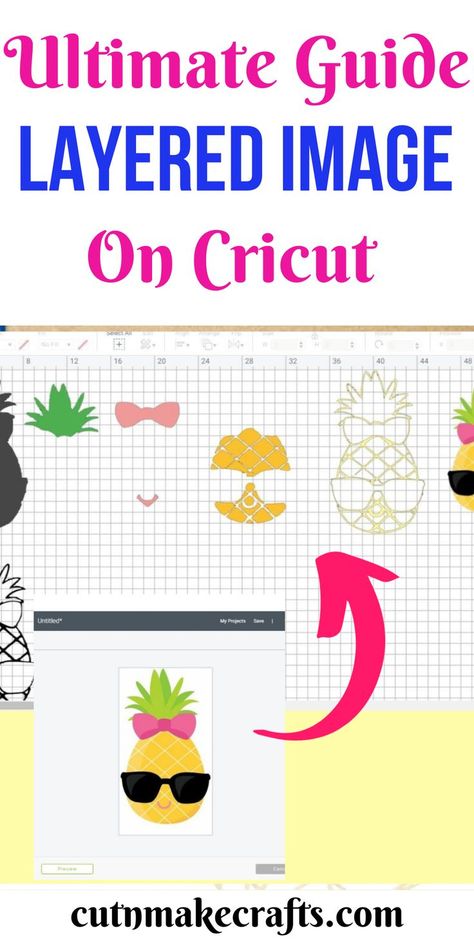 layered image on cricut How To Make Layers On Cricut, How To Layer Svg Files, Multi Layered Stencils, How To Create Layered Svg Files, Layering Heat Transfer Vinyl, Layer Htv Vinyl Cricut, Layering Htv Vinyl, How To Make A Multi Layer Svg, How To Do Multiple Color Vinyl On Cricut