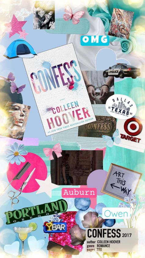 #confess #colleenhoover #colleenhooverbooks #confesscolleenhoover #owen #auburn #books #book #bookaesthetic Confess By Colleen Hoover, Lost Hope, Colleen Hoover, Auburn, Romance, Books