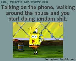 I like how he looks in this pic lol Funny Spongebob, Talking On The Phone, Relatable Posts, Crazy Stuff, Spongebob Memes, It's Funny, On The Phone, Random Memes, Relatable Post Funny