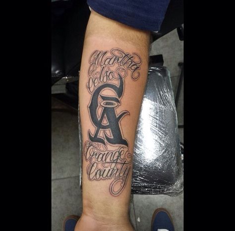 Orange county CA Orange County Tattoo, County Tattoo, California Tattoo, Orange County California, Tattoo Inspo, Orange County, Portrait Tattoo, Tatting, Tattoo Ideas