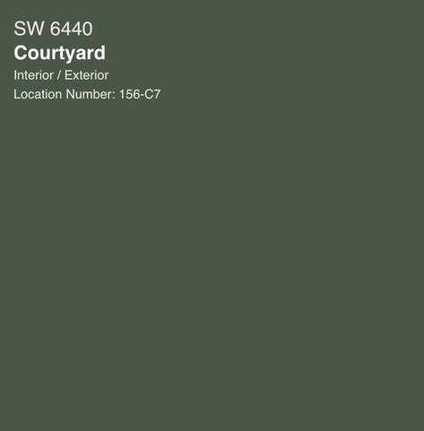 Sw Courtyard Paint, Sherwin Williams Paint Colors Green, Chalet Kitchen, Sherwin Williams Green, Bungalow Exterior, Green Paint Colors, Cabin Kitchens, Sherwin Williams Paint Colors, Exterior Remodel