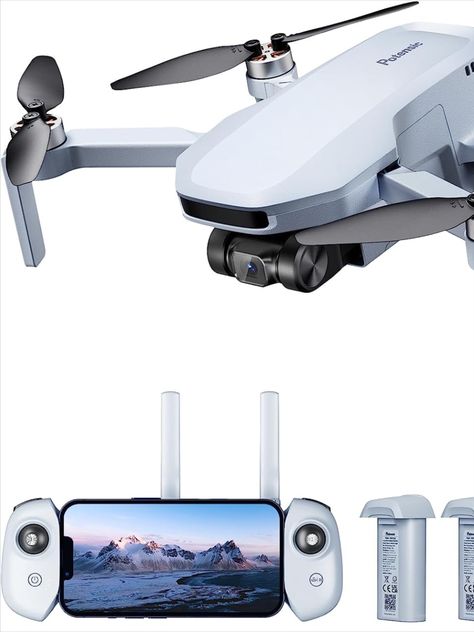 Drone with 4K EIS Camera, Under 249g, 62 Mins Flight, 4KM FPV Transmission, Brushless Motor, Max Speed 16m/s, Auto Return, Lightweight and Foldable Drone for Adults Foldable Drone, Brushless Motor, Atom, Flight, Free Delivery