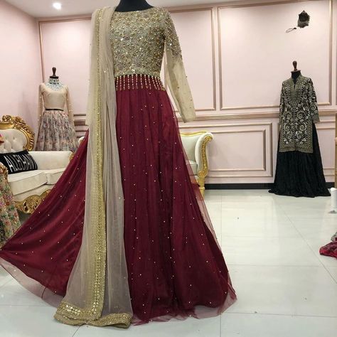 Wedding Dresses Garden, Party Wear Maxi Dresses, Wedding Dresses Fit, Party Dress For Girls, Casual Party Dress, Dresses Couture, Enchanting Wedding, Girls Dresses Sewing, Bridal Dresses Pakistan