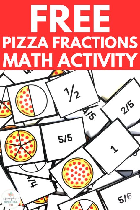 Do you love having independent work tasks set up for your special education students? An Independent work library is a great way for organization in your special education classroom. Special ed students feel freedom which frees up special ed teachers. Today, I’m sharing a pizza fractions printable that’s free. This hands on math activity will work well in math centers, morning work, or a fast finisher activity. Download this free fraction activity! Middle School Centers, Fraction Activity, Teaching Executive Functioning Skills, Math Fraction Activities, Fractions Activity, Pizza Fractions, Teaching Executive Functioning, Elementary Special Education Activities, Independent Work Tasks