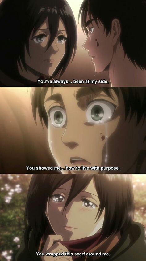 Mikasa Quotes, Eren X Mikasa, Eren And Mikasa, Attack On Titan Anime, Anime Quotes, My Side, Pretty Selfies, Pretty Words, Attack On Titan