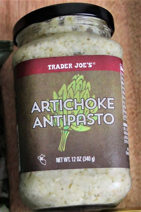 Trader Joe's artichoke antipasto to make artichoke pasta. Vegan Artichoke Dip, Antipasto Pasta, Artichoke Dip Easy, Antipasto Recipes, Antipasto Appetizer, Salad Appetizer Cups, Keto Shrimp Recipes, Oktoberfest Food, Trader Joes Recipes