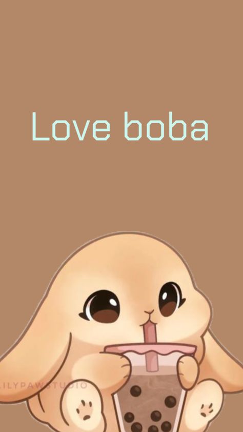 Boba Tea Wallpaper, Booba Tea, Tea Wallpaper, Girly Wallpaper, Aesthetic Girly, Cute Wallpaper, Boba Tea, Iphone Wallpapers, Cute Wallpapers