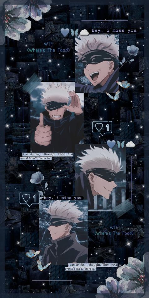 #satoru #satorugojo #wallpaper #anime #edit #gold #black #darkblue #blue #white #purple #jujutsukaisen #satorujujutsukaisen #aestethic #locks #animelocks #animewallpaper #lockscreens #jujutsukaisenwallpaper #satoruwallpaper Anime Astethic, Gojo Satoru Wallpaper, Retro Wallpapers, Anime Lock Screen Wallpapers, Cool Anime Backgrounds, Anime Wallpaper Phone, Wallpaper Animes, Anime Crafts, Cool Anime Wallpapers