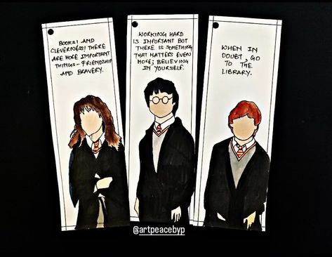 Oh, well. What’s life without a few bookmarks? Movie Bookmarks, Eid Sweets, Harry Potter Bookmark, Bookmarks Diy, Handmade Bookmarks Diy, Android Wallpaper Art, Easy Doodle, Handmade Bookmarks, Harry Potter Theme