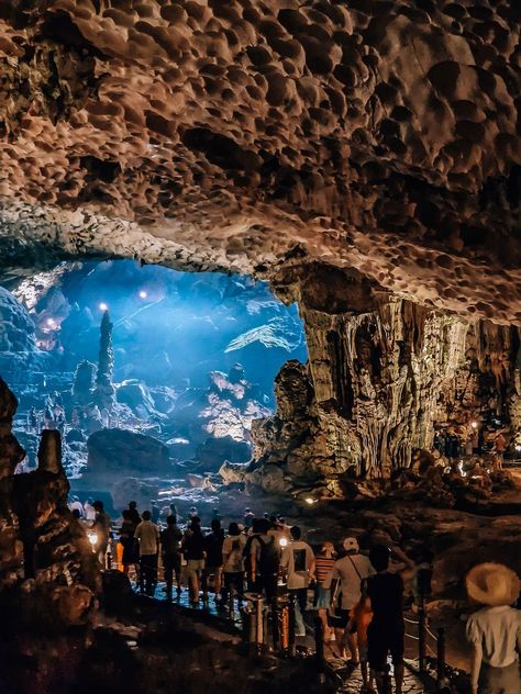 Discover the most incredible Vietnam Caves with this guide to the top caves in Vietnam. Perfect for thrill-seekers and curious travellers, including the location, cost to visit and how to get there. | caves in vietnam | vietnam cave son doong | vietnam cave worlds largest | phong nha cave vietnam | paradise cave vietnam | hang son doong cave vietnam | mua caves vietnam | vietnam caving | unique things to do in vietnam | biggest cave in the world vietnam | cave expeditions vietnam Hang Son Doong Cave Vietnam, Vietnam Cave, Vietnam Cruise, Halong Bay Cruise, Cruise Tickets, Halong Bay Vietnam, Vietnam Itinerary, Ha Long Bay, Ha Long