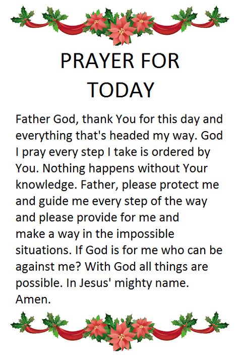 Todays Prayers, Goodnight Blessings, Family Prayers, Prayer For Guidance, Christmas Prayer, Morning Prayer Quotes, Everyday Prayers, Daily Blessings, Prayer For The Day