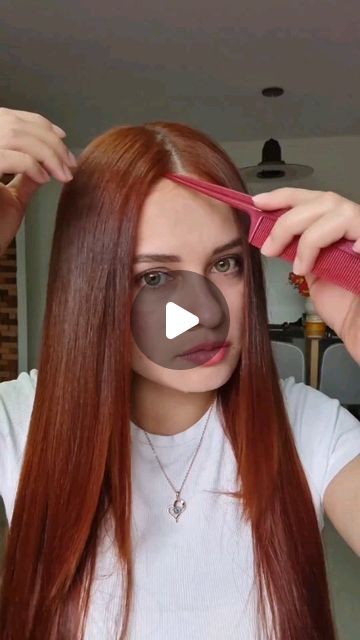 Hair Nots Hairstyles, Quick Simple Hairstyles For Long Hair, Simple Hairstyle Video, Hair Styles For Long Hair Easy Cute, Red Head Hairstyles, Wednesday Hairstyles, Flat Hair Hairstyles, Long Hair Hairstyles Easy, Hairstyles No Bangs