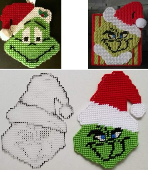 Grinch Plastic Canvas Patterns Free, Free Plastic Canvas Patterns To Download Christmas Ornament, Plastic Canvas Patterns Free Printable Christmas Ornament, Plastic Canvas Christmas Ornaments Free, Plastic Canvas Grinch Patterns, Plastic Canvas Ornaments Free, Grinch Plastic Canvas Patterns, Plastic Canvas Christmas Patterns Free, Christmas Plastic Canvas Patterns Free