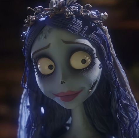 Corpse Bride Profile Picture, Bride Corpse, Corps Bride, Corpse Bride Movie, Monster High Makeup, Bride Aesthetic, Single Pfp, Emily Corpse Bride, Tim Burton Corpse Bride