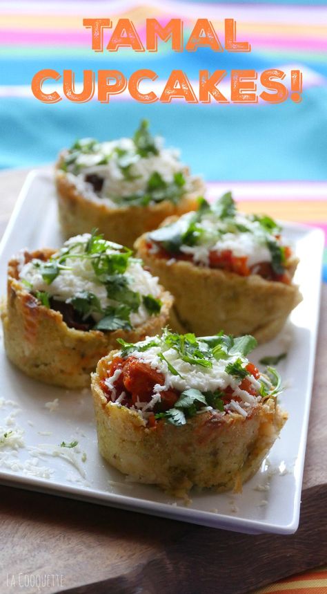 Tamal Cupcakes for Cinco de Mayo - La Cooquette Soup Recipes Healthy Crockpot, Healthy Crockpot Soup, Hispanic Food, Green Sauce, Food Challenge, Crock Pot Soup, Latin Food, Cooking Meat, Healthy Foods To Eat