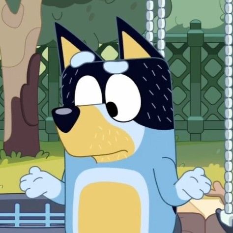 Bandit Bluey, Bluey Bandit, Bandit Heeler, Bluey Stuff, Teen Shows, Silly Dogs, Show Video, Blue Dog, Meme Template