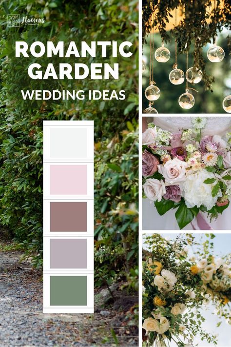 Planning a garden wedding? Read on the blog for inspiration and tips for a garden wedding theme including venue suggestions in and around Sydney, wedding colour schemes, wedding flowers and other planning details. August Wedding Colors, Garden Wedding Theme, Wedding Venues In Texas, Wedding Styles Themes, Romantic Wedding Colors, Wedding Color Schemes Spring, Wedding Themes Spring, Romantic Theme Wedding, Palette Garden