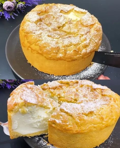 Airy Yogurt Delight Cake - knedir Recipes Creamy Yogurt Cake, 3 Ingredient Yogurt Cake, Crispy Cheese, Butter Chicken Recipe, Garlic Butter Chicken, Yogurt Cake, Baked Pork, 3 Eggs, Baking Blog