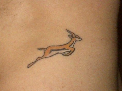 springbok tat Springbok Tattoo Ideas, Tattoo Ideas South Africa, Springbok Tattoo South Africa, South Africa Tattoos For Women, Springbok Drawing, South African Tattoos, South African Tattoo Ideas, Tanzania Tattoo, South Africa Tattoo Ideas