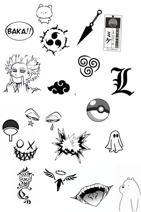 Fun Flash Tattoo Ideas, Tattoo Ideas Naruto, Naruto Flash Tattoo, Naruto Tattoo Design, Small Tattoo Arm, Anime Flash Tattoo, Tato Naruto, Blitz Tattoo, Easy Graffiti Drawings