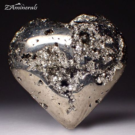 Dazzling #Pyrite from #Peru Do you have a heart of gold? Well you can get one from us store link in bio Custom Label ZG10 You can use the search function within our store for this item and more treasures! Store link in bio #ZAminerals #Rockonminerals #foolsgold #heartofgold #fineminerals #crystal #crystals #gem #gems #gemstone #chakra #art #beautiful #jewelry #organic #love #instagood #igdaily #beauty #igers #minerals #epic Energy Leaks, Acrylic Display Stands, Environmental Pollution, Metallic Luster, Acrylic Display, Amethyst Cluster, Crystals Minerals, Custom Labels, Heart Of Gold