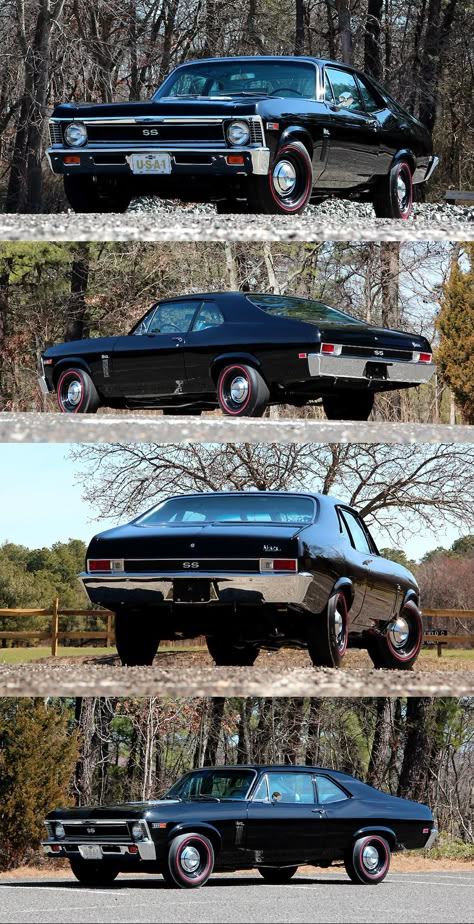 1969 Chevy Nova L78 396/375hp ★。☆。JpM ENTERTAINMENT ☆。★。 Chevy 2 Nova, Chevy Nova Ss 1969, 1969 Chevy Nova, Nova Car, Cars Quotes, Chevy Nova Ss, Chevy Chevelle Ss, Chevy Ss, Pic Video