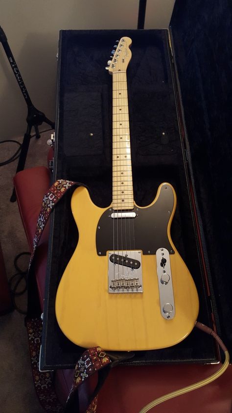 Butterscotch Blonde Telecaster, Butterscotch Telecaster, Fender Esquire, Telecaster Guitar, Beautiful Guitars, Guitar Building, Fender Telecaster, Electric Guitar, Music Instruments