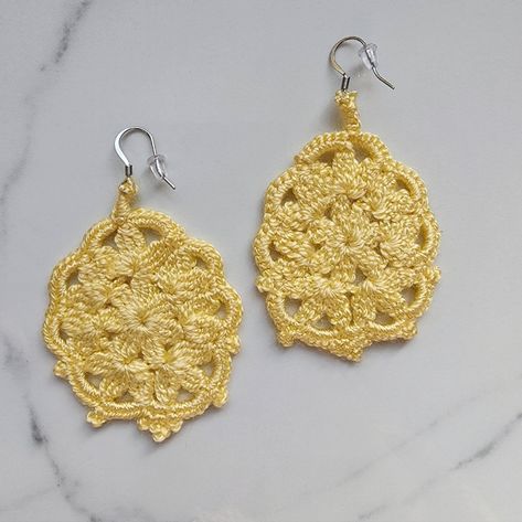 - 2" Wide X 3" Long - Hypoallergenic - Cotton - Handmade Crochet - Honeycomb Yellow These Sunny Boho Earrings Are Perfect For Summer. They're Super Lightweight And Hypoallergenic Which Is Great For Those Of Us With Sensitive Ears. Note: All Earrings Are Handmade And Brand New, Never Been Worn And Sanitary. Crochet Jewlery, Yellow Color, Honeycomb, Boho Earrings, Earrings Handmade, Handmade Crochet, Crochet Earrings, Jewelry Earrings, Women Jewelry