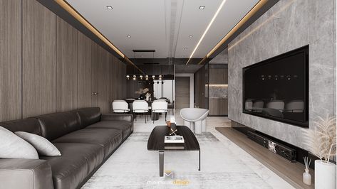 TAIWAN INTERIOR 07 on Behance Taiwan Interior Design, Graphic Design Architecture, Living Room Decor Inspiration, Living Room Design Decor, Bedroom Furniture Design, Home Design Plans, Living Room Tv, House Flooring, Modern Apartment