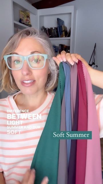 Colour Me Beautiful Summer, Light And Cool Color Palette, Color Guru Calm Summer, Cool Light Summer Outfits, Color Season Summer, Sunlit Summer Color Palette Outfits, Muted Cool Colors, Best Hair Colors For True Summer, Soft Summer Basics