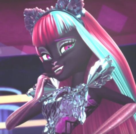 Catty noir boo york Catty Noir Icon, Monster High Catty Noir, Monster High Boo York, Monster High Pfp, Ever After High Rebels, High Pfp, Monster High Oc, Monster High Aesthetic, Monster High Stuff