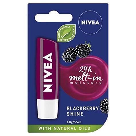 Nivea Blackberry Shine, Nivea Lip Balm, Lips Essentials, Gloss Labial, Kissable Lips, Baby Formula, Your Lips, Propylene Glycol, Popular Items