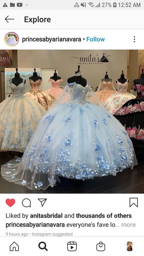 Baby Blue Quince Dresses, Silver Quinceanera Dresses, Baby Blue Quince, Dresses Quinceanera Blue, Light Blue Quinceanera Dresses, Baby Blue Quinceanera, Light Blue Quince, Cinderella Quinceanera Themes, Cinderella Quinceanera