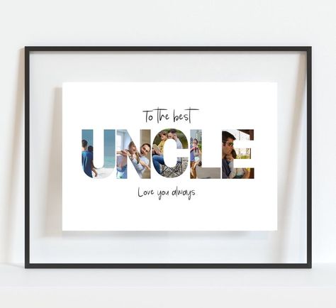 Christmas Gifts For Uncles, Gifts For Friends Christmas, Friends Christmas Gifts, Gift For Uncle, Personalised Family Print, Christmas Gifts For Family, Grandad Gift, Grandfather Gifts, Gifts For Aunt