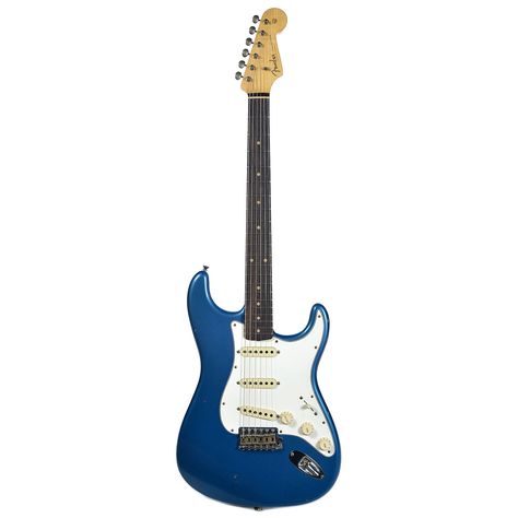 Blue Stratocaster, Fender Stratocaster Blue, Blue Guitar, Diy Guitar, Lake Placid Blue, Stratocaster Guitar, Fender Custom Shop, Blues Guitar, Lake Placid