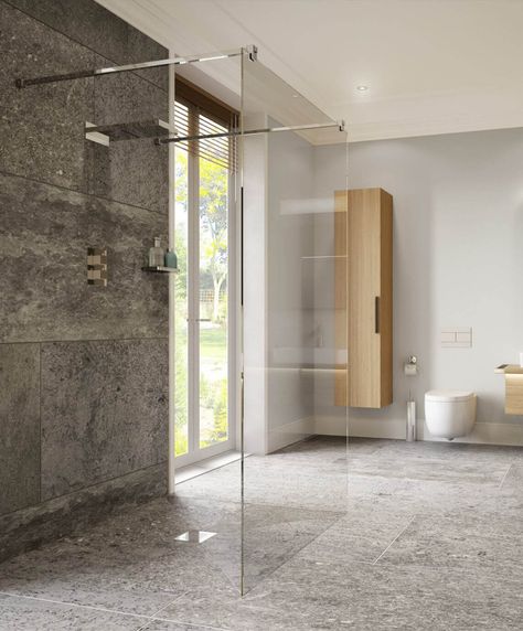 Trade Wet Room Manufacturer & Supplier | On The Level Wet Room Flooring, Wet Room Shower, Wet Room, Wet Floor, House Extension, Luxury Shower, Large Format Tile, Bathroom Top, Square Tile