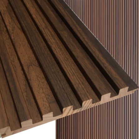 Slat Wood Wall Paneling Cladding — YouShouldHaveIt Hardwood Wall, Wood Wall Paneling, Kitchen Revamp, Wood Wall Panel, Wood Wall Design, Wall Cladding Panels, Wood Slat Wall, Cladding Panels, Basement Makeover