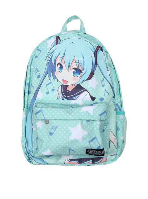 Hatsune Miku Polka Dot Music Note Backpack, , alternate Hatsune Miku Backpack, Hottopic Purse, Anime Bags Backpacks, Hot Topic Mini Backpack, Raven Outfits, Graphic T-shirts Hot Topic, Pop Bag, Miku Hatsune Chibi, Xmas Wishes