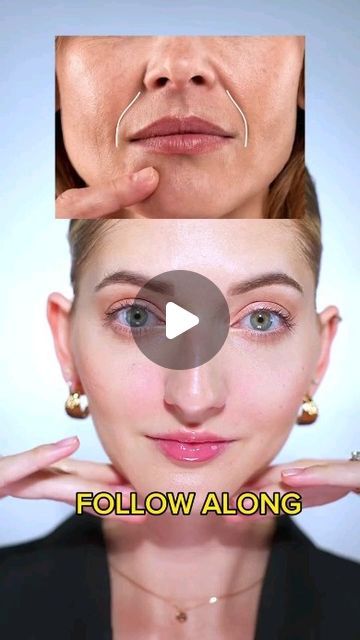 skincare uk on Instagram: "Smile line face yoga❤️❤️  #facemassage #faceyoga #SkinCareTips #skincarenatural #skincareobsessed #faces" Face Yoga For Smile Lines, How To Get Rid Of Smile Lines Naturally, Smile Lines Get Rid Of, Glowing Skin Naturally, Yoga Face, Face Fitness, Face Massage Techniques, Yoga Daily, Line Face