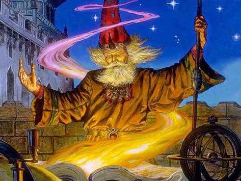 Merlin Wizard, Wizard Art, Arte Heavy Metal, Vintage Wizard, Forbidden Knowledge, Evil Wizard, Fantasy Wizard, The Wizard, Ethereal Art