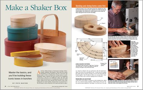 How to Make a Shaker Box - FineWoodworking Dovetail Box, Fine Woodworking Project, Shaker Boxes, Fine Woodworking, Shaker Style, Woodworking Tips, Sewing Notions, Wood Carving, Food Art