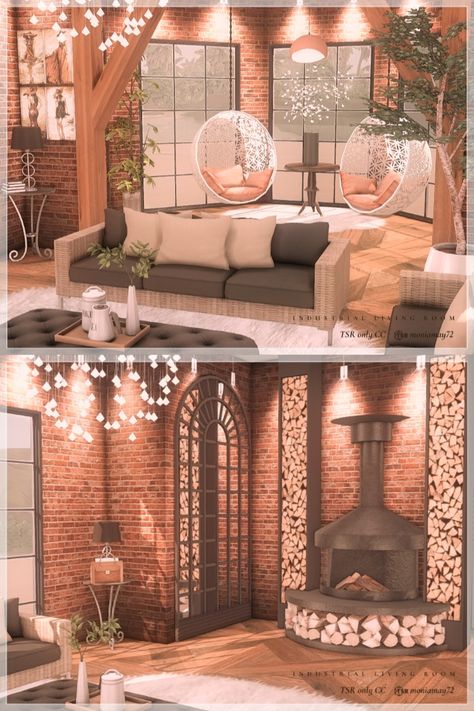 Sims 4 Mm Cc Furniture Living Room, Sims 4 Farmhouse Decor, Boho Sims 4 Cc Furniture, Sims 4 Cc Lounge, Sims 4 Modern Living Room, Sims 4 Loft Cc, Sims 4 Outside Plants, Boho Sims 4, Sims 4 Outside Cc