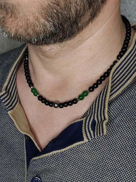 Male Beaded Jewelry, Man Beads Necklace, Men’s Beaded Necklace, Summer Jewellery, Mens Jewellery, Necklace Men, Mens Beaded Bracelets, Summer Jewelry, Diy Beads